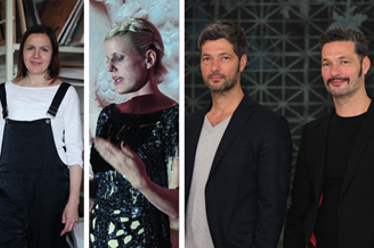 Olga Chernysheva, Chloe Piene, Gert & Uwe Tobias. Photo : D.R. © Alistair Overbruck (Gert & Uwe Tobias)