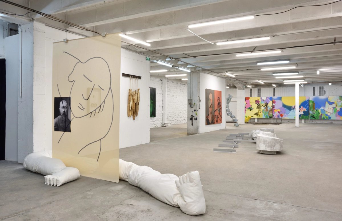 Vue de l'exposition des nommés à la Bourse Révélation Emerige 2022. © Rebecca Fanuele