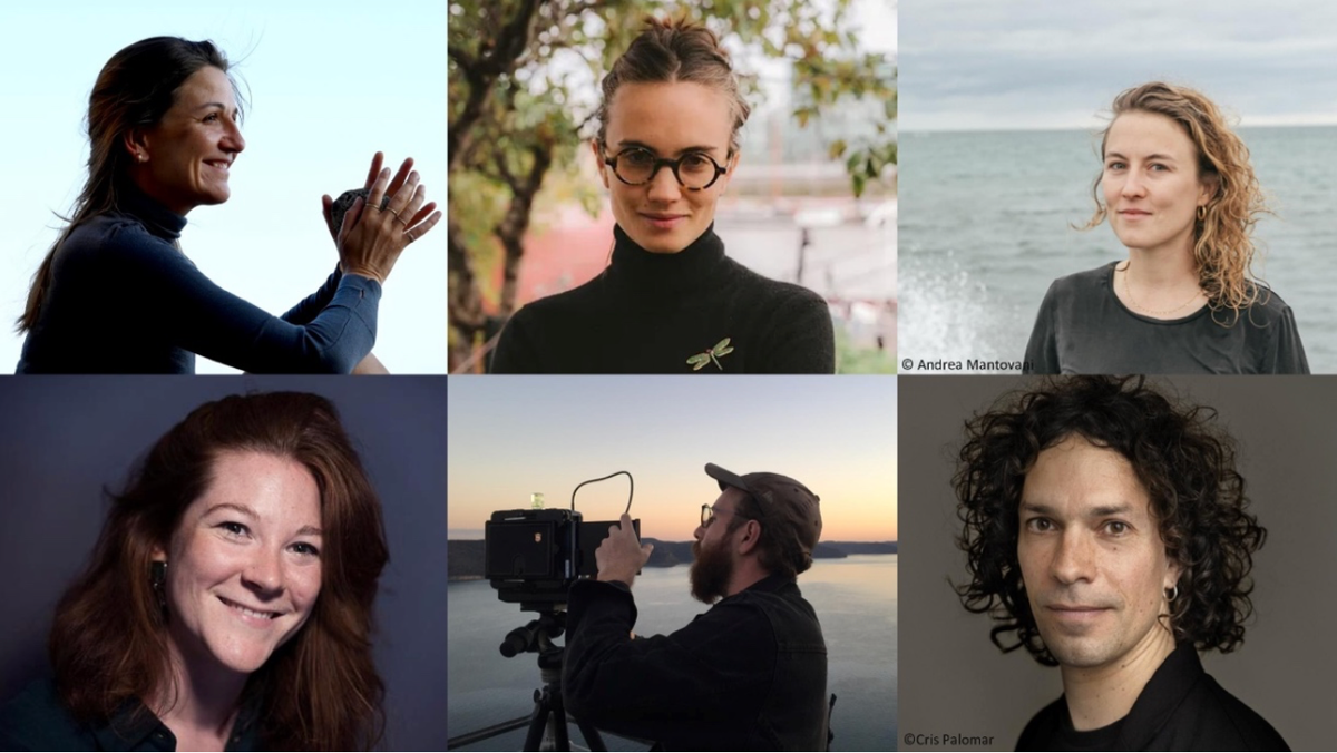 De gauche à droite et de haut en bas : Mathilde Pellé, Florence de Schlichting, Elsa Guillaume, Julia Bourdet, Clément Verger, Pierre Ducrozet. © Mathilde Pellé, Florence de Schlichting, Andrea Montovani, Astrid di Crollalanza, Eddie James, Cris Palomar