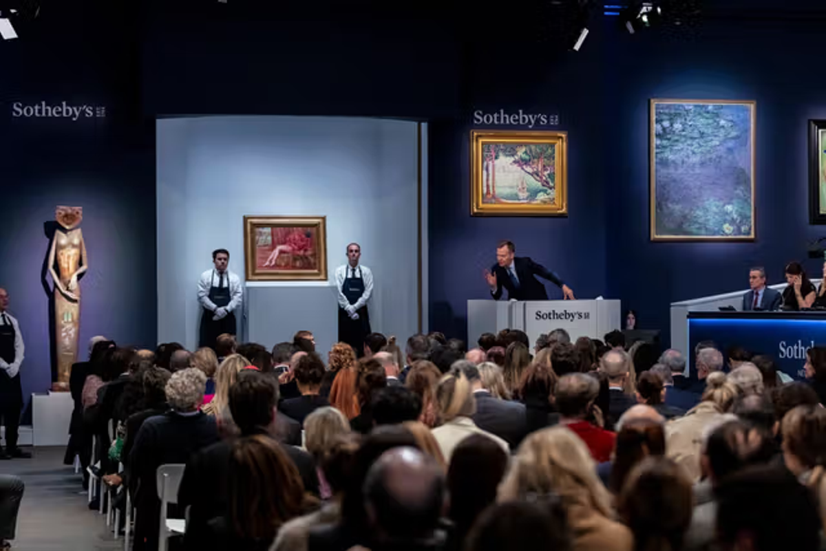 Vente de la collection Sydell Miller chez Sotheby's en novembre 2024. Courtesy Sotheby's