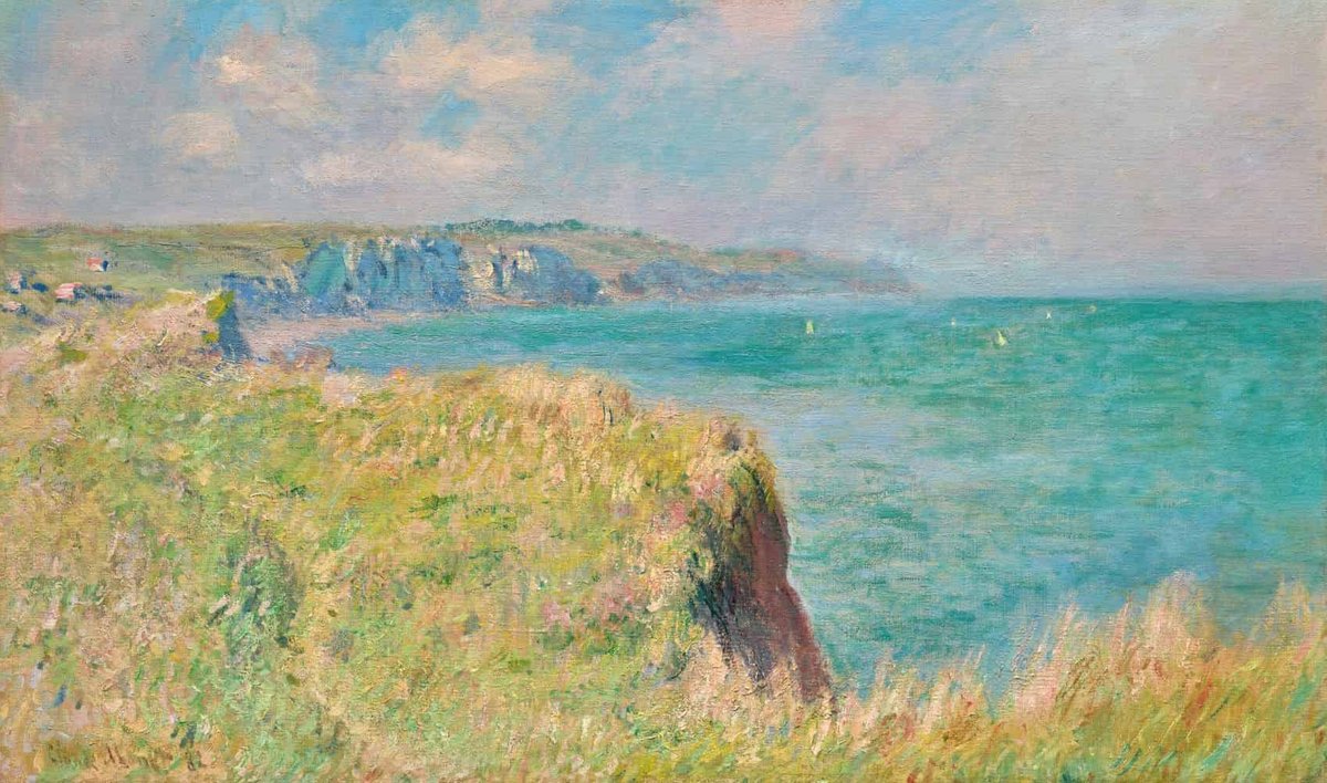 Claude Monet, Bord de falaises à Pourville, 1882, huile sur toile (est. 11-15 millions d’euros). © Christie’s