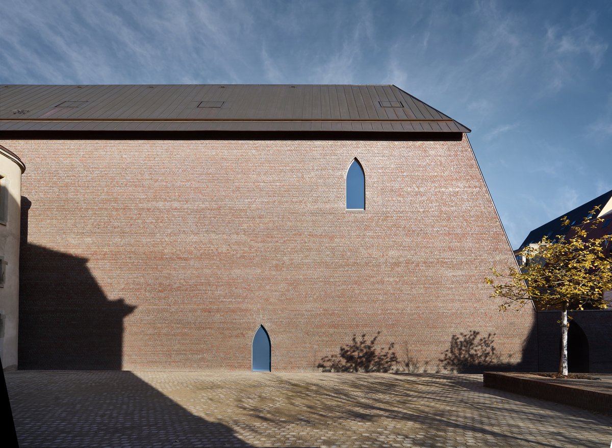 Le musée Unterlinden à Colmar (Haut-Rhin), dont l’extension a été réalisée par Herzog & de Meuron en 2015. JNA