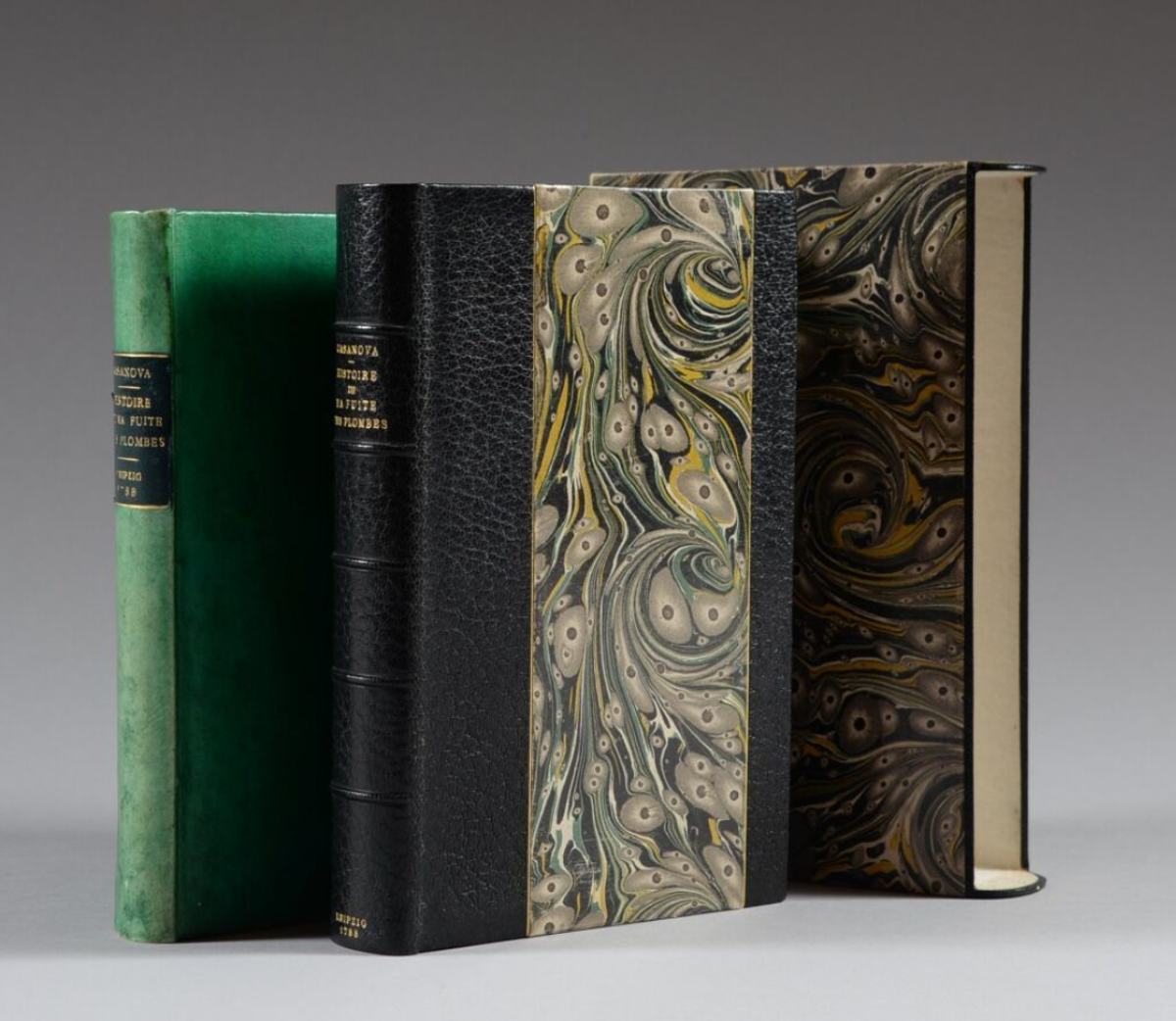 Giovanni Giacomo Casanova, Histoire de ma fuite des Prisons de la République de Venise, qu'on appelle les Plombs, édition originale, Prague 1787. Courtesy Salle des ventes de Chinon