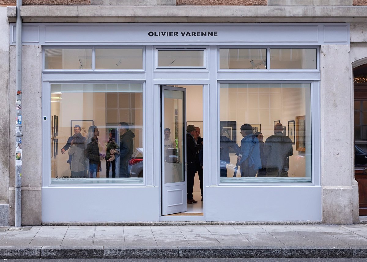 Vue de la Galerie Olivier Varenne lors de la Nuit des Bains en septembre 2023. Photo : Guillaume Collignon