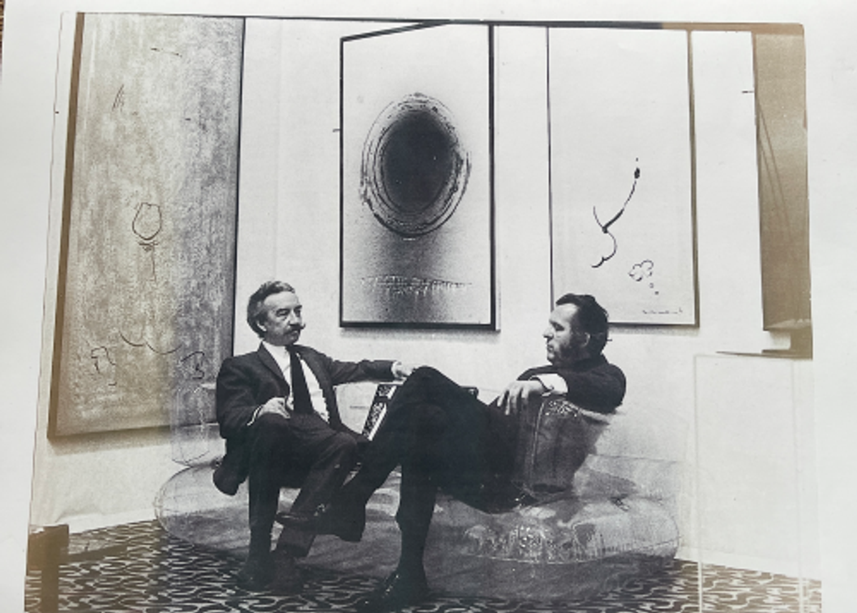 Foire d'Art Actuel 1968. "Major" & Ivan Lechien. Courtesy Art Brussels