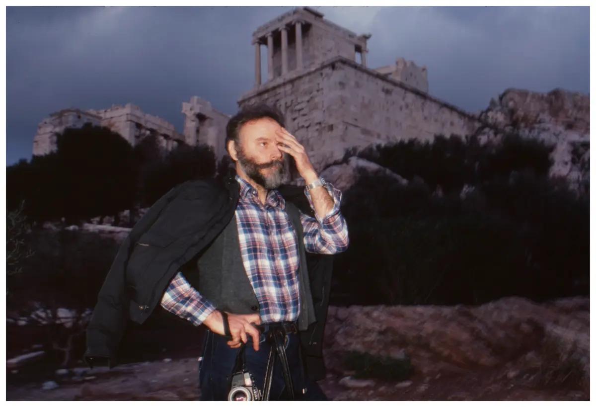 Lucas Samaras en Grèce, 1983. Photo : Alexander Tsiaras