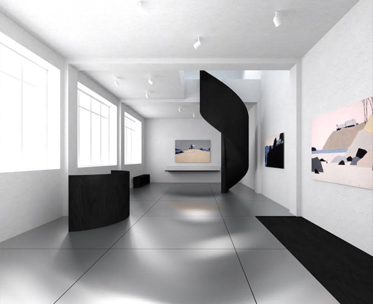 Préfiguration de la nouvelle galerie Huberty & Breyne avenue Matignon à Paris. Photo : D. R.