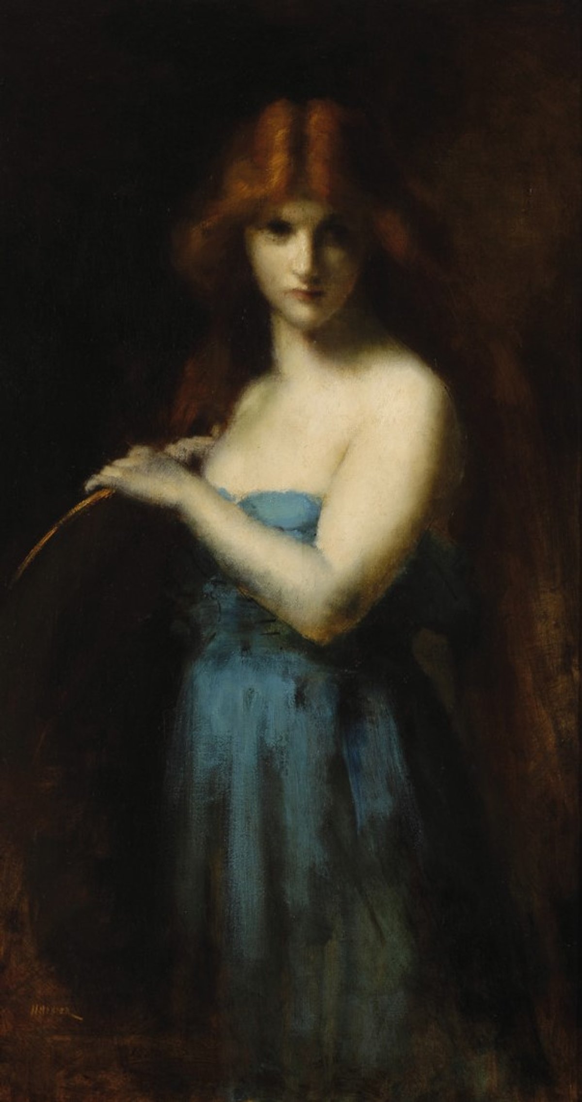 Jean-Jacques Henner, Salomé, vers 1892, huile sur toile, collection particulière. Photo Isabelle de Lannoy