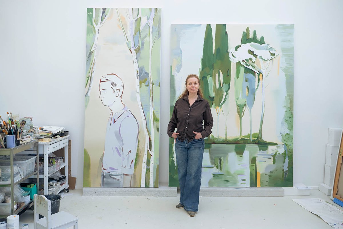 Françoise Pétrovitch, French Scenery, 2025, huile sur toile, Collection du Centre national des arts plastiques. © Pétrovitch/Plumet Photo : Hervé Plumet