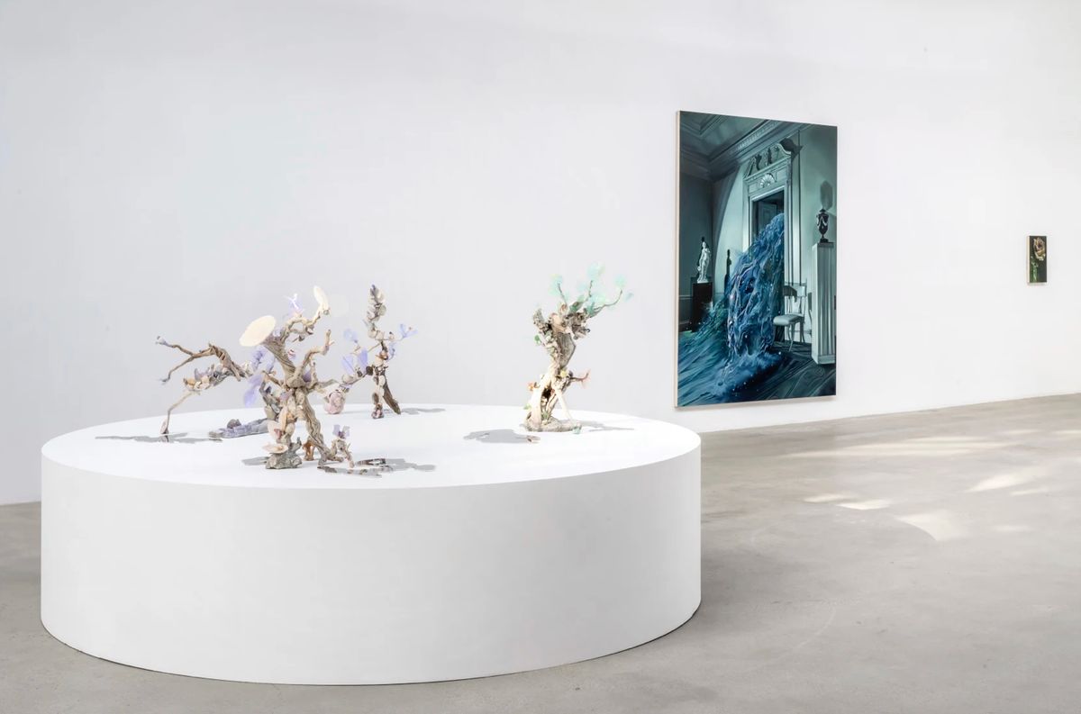 Vue de l’expostion « Re-enchantment » à la Galerie Thaddeus Ropac – Pantin. Courtesy Galerie Thaddeus Ropac