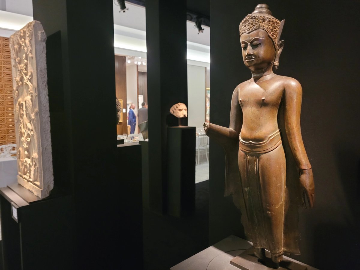 Stand de la galerie Hioco à la Brafa 2023. Photo : A.C.