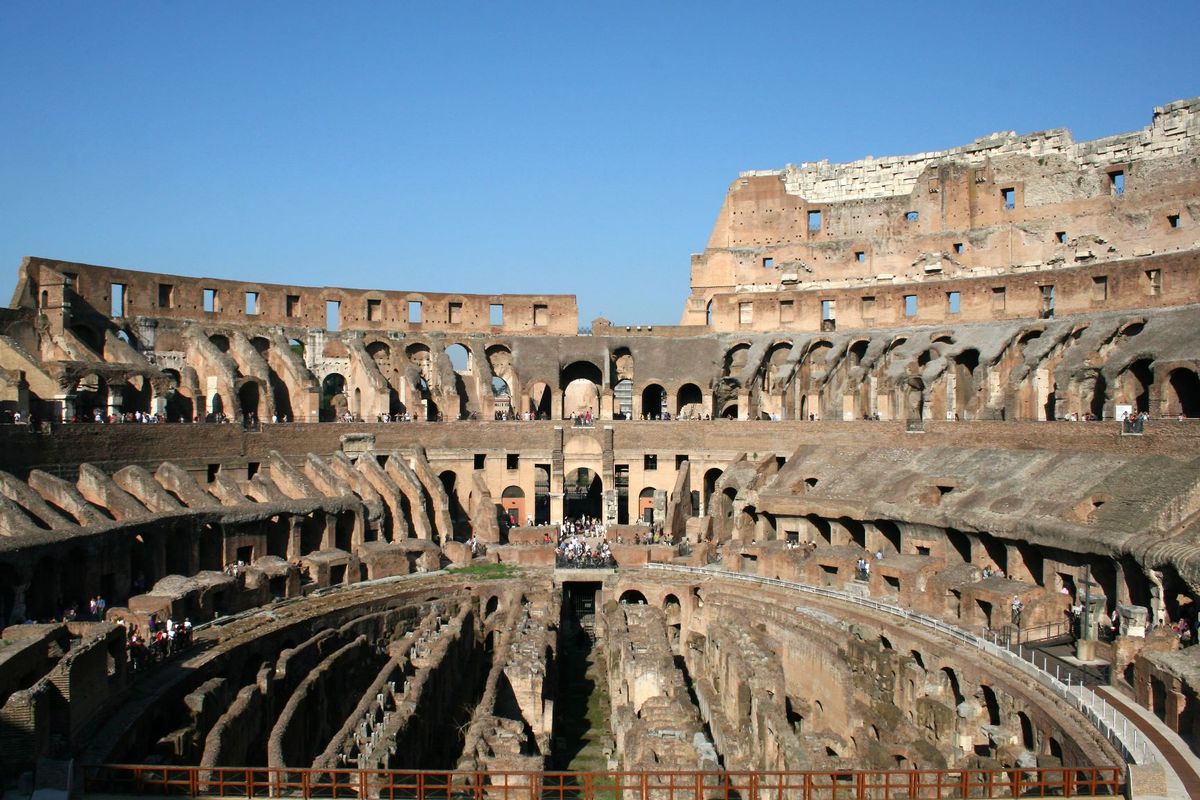 Vue de l’«hypogée» du Colisée à Rome. © Wikimedia Creative Commons
