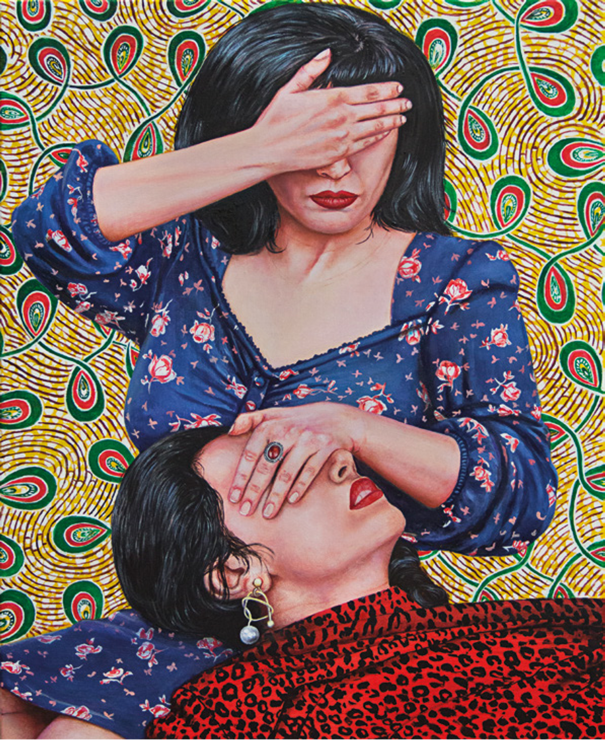 Nazanin Pouyandeh, L’Invisible Fièvre, 2020, huile sur toile. Courtesy Nazanin Pouyandeh & galerie Sator D.R.