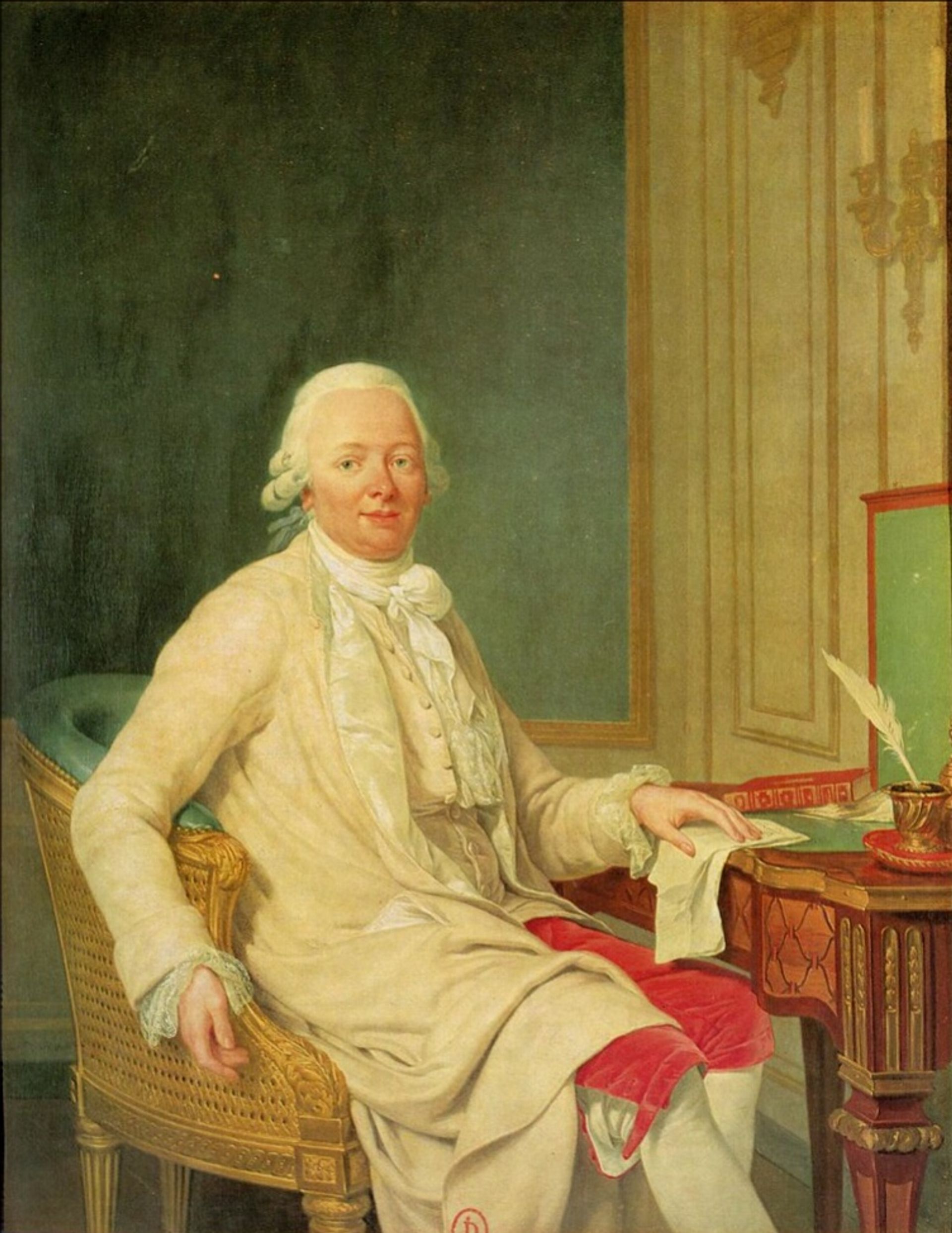 Adélaïde Labille-Guiard (1749-1803), Portrait d'Étienne-François de Choiseul-Beaupré Stainville duc de Choiseul, huile sur toile, 72 x 56 cm. Courtesy Beaussant Lefèvre & Associés