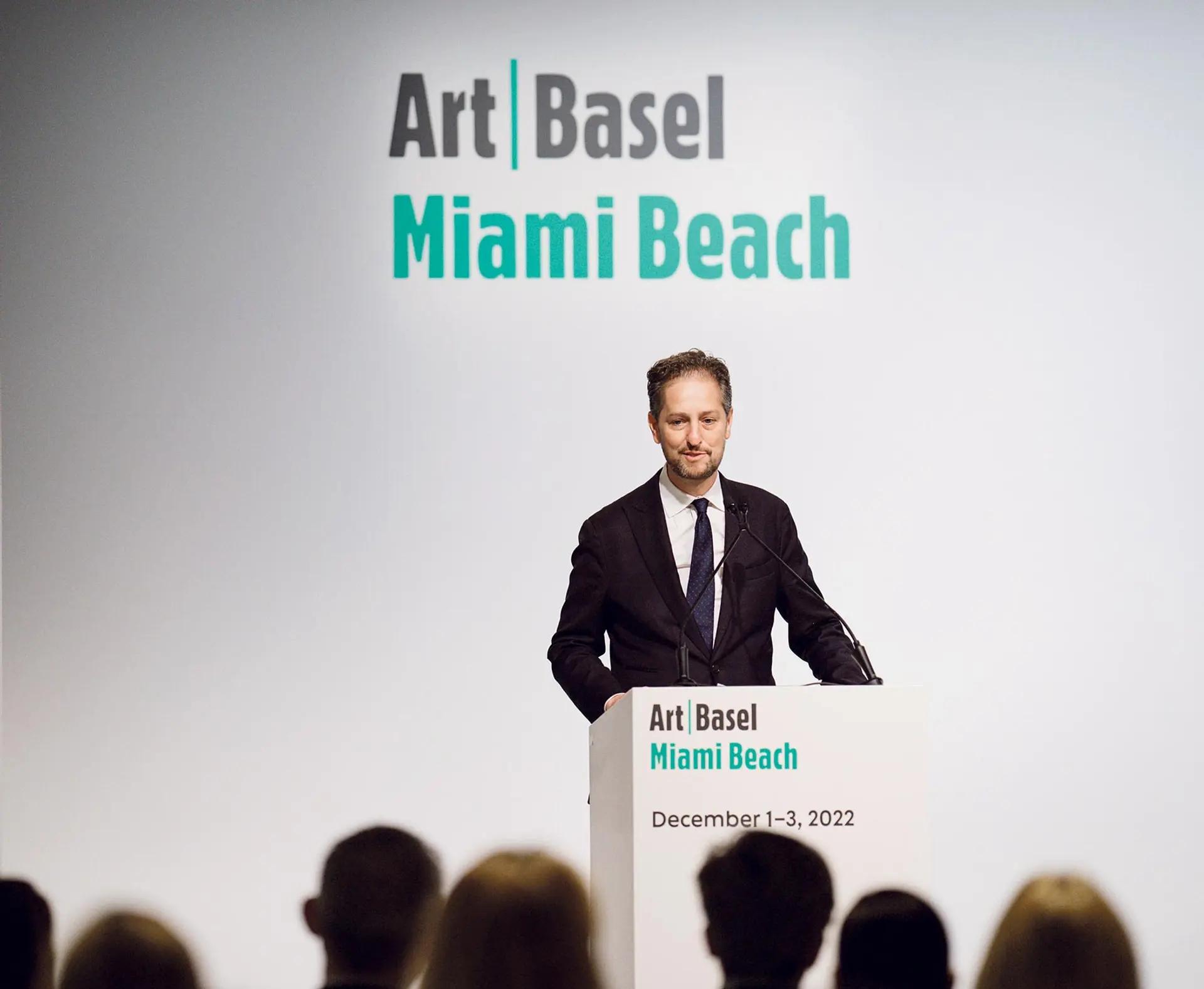 Noah Horowitz a été récemment nommé au poste de directeur général d’Art Basel, après d’en avoir été directeur pour les Amériques de 2015 à 2021. Photo : Eric Thayer