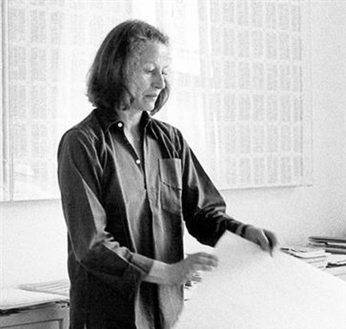 Irma Blank. Photo : Maria Mulas