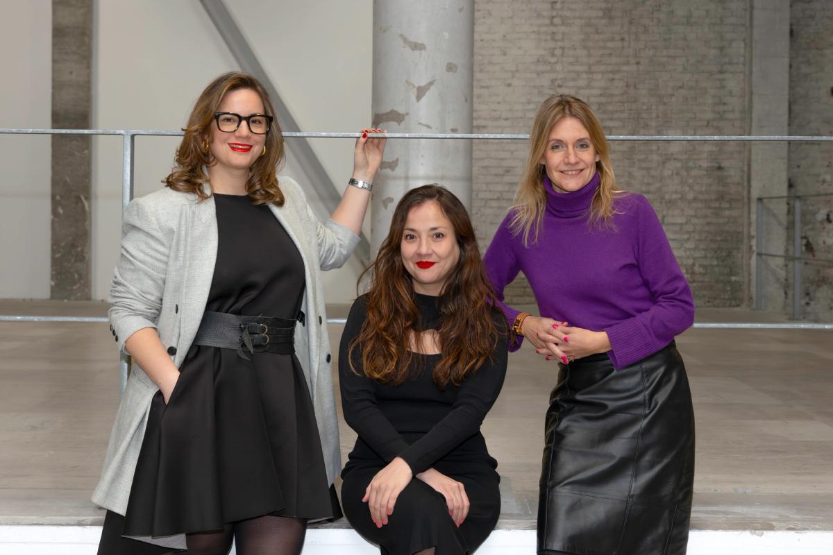 De gauche à droite : Victoria Gandit Lelandais, Haily Grenet et Marie Maertens. Photo Hafid Lhachmi