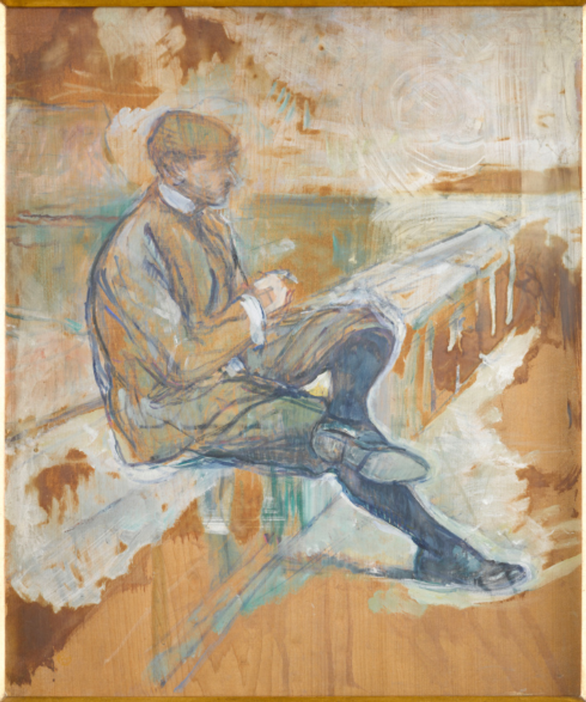 Henri de Toulouse-Lautrec, Louis Bouglé, 1898, huile sur bois, Paris, musée d’Orsay. © RMN-Grand Palais (musée d’Orsay)/Franck Raux