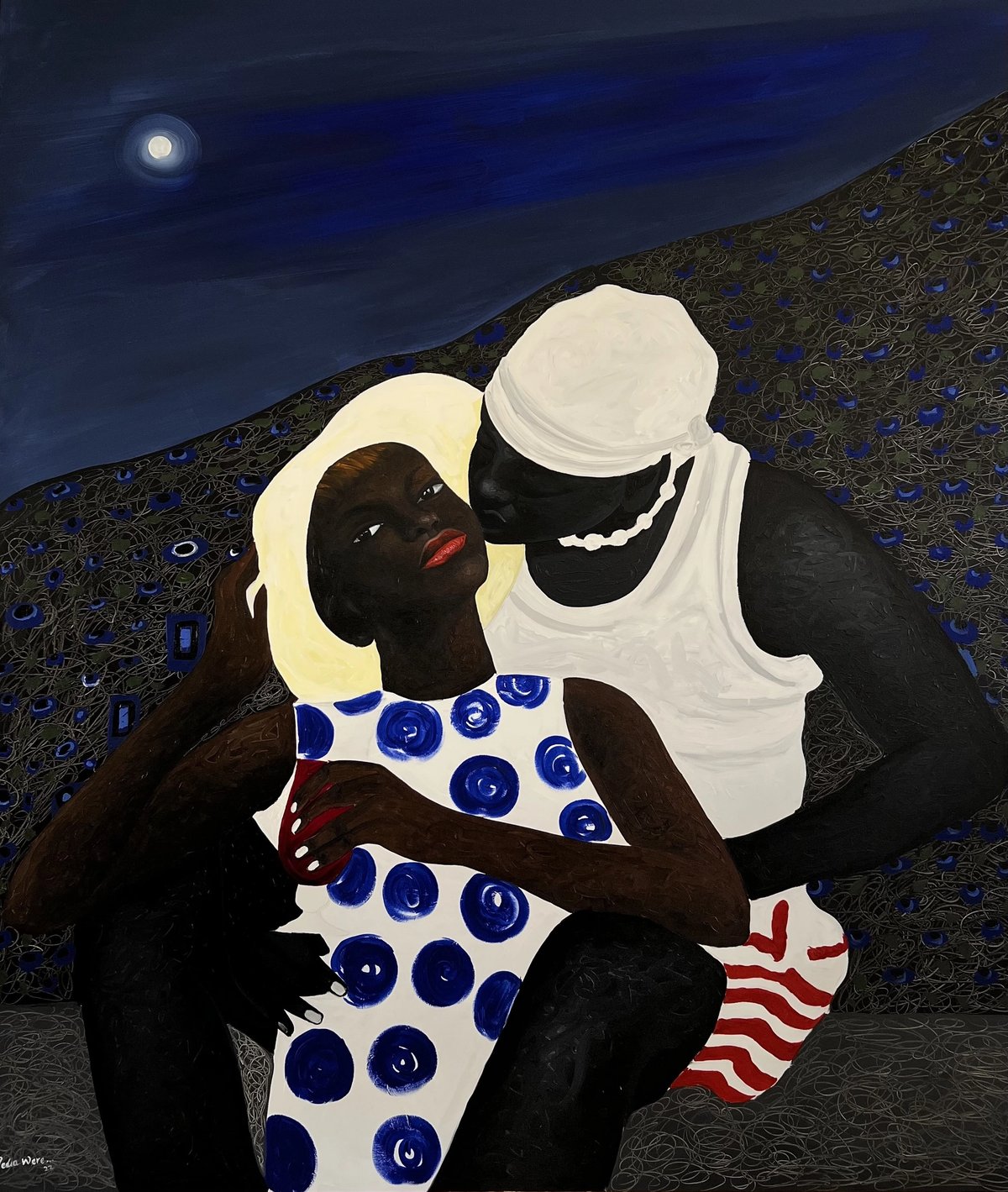 Nedia Were, Ready to die for you, 2023. Courtesy de l'artiste et African Arty Gallery