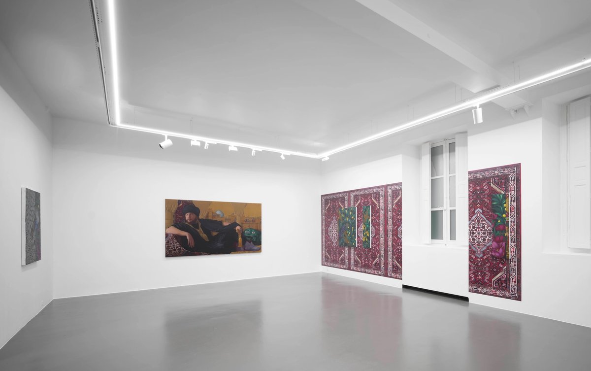 Vue de l’exposition « Rayan Yasmineh : Rencontre avec le zéphyr » chez Mor Charpentier, Paris. Courtesy de l’artiste et mor charpentier. Photo : François Doury