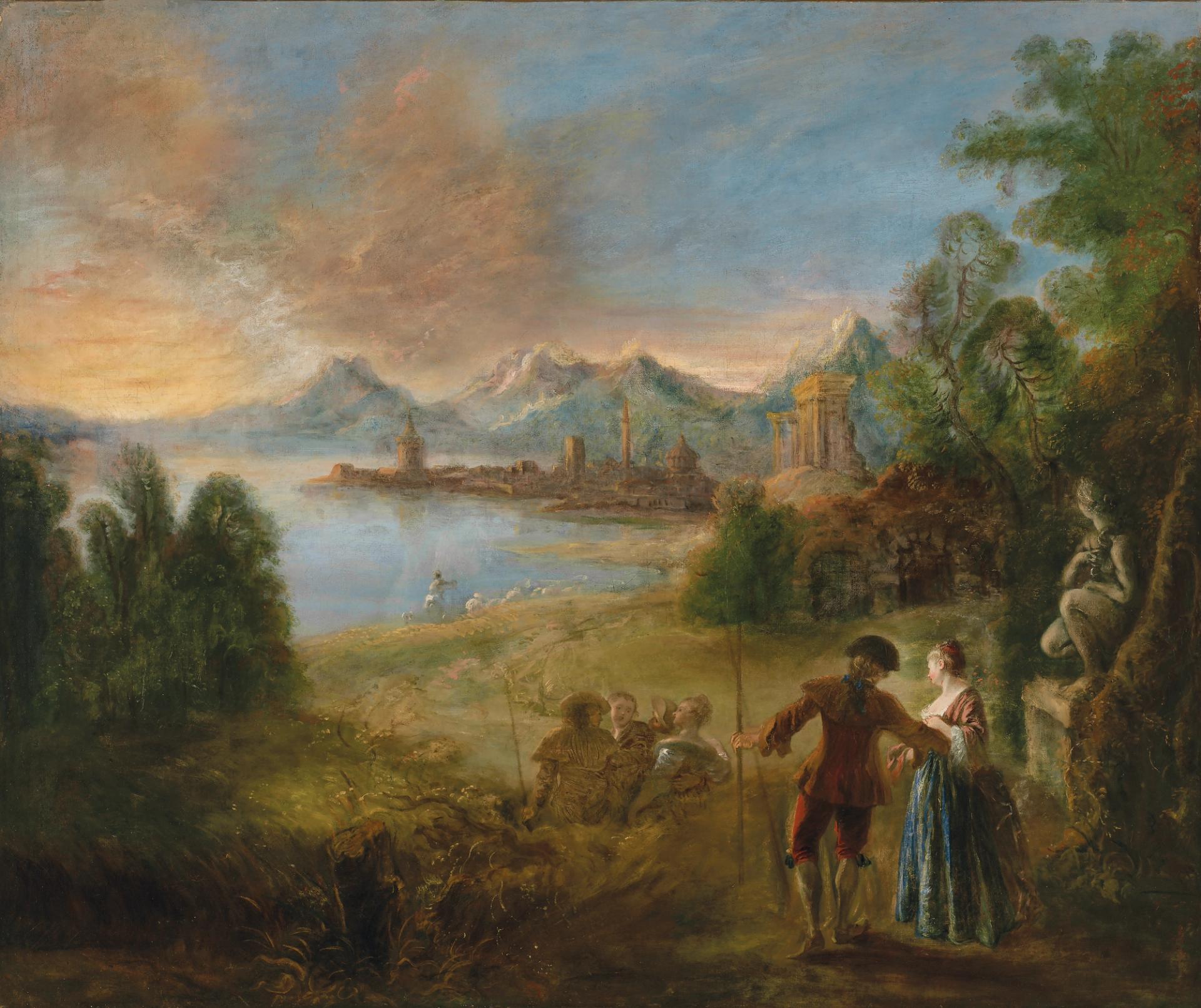 Watteau, Le pèlerinage à l’Ile de Cythère. Courtesy Christie's