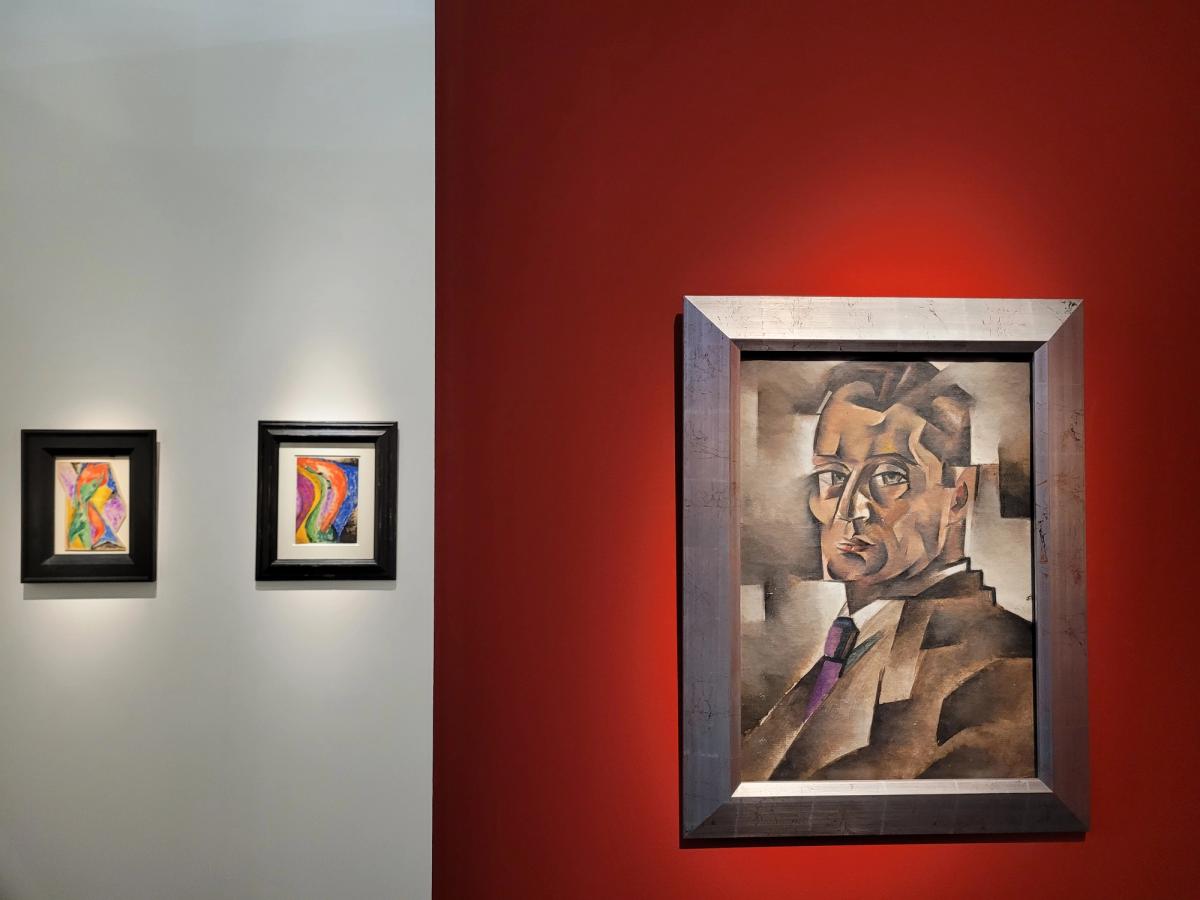 Vladimir Baranov-Rossiné, Autoportrait, 1913. Galerie Le Minotaure, Paris. Photo : A.C.