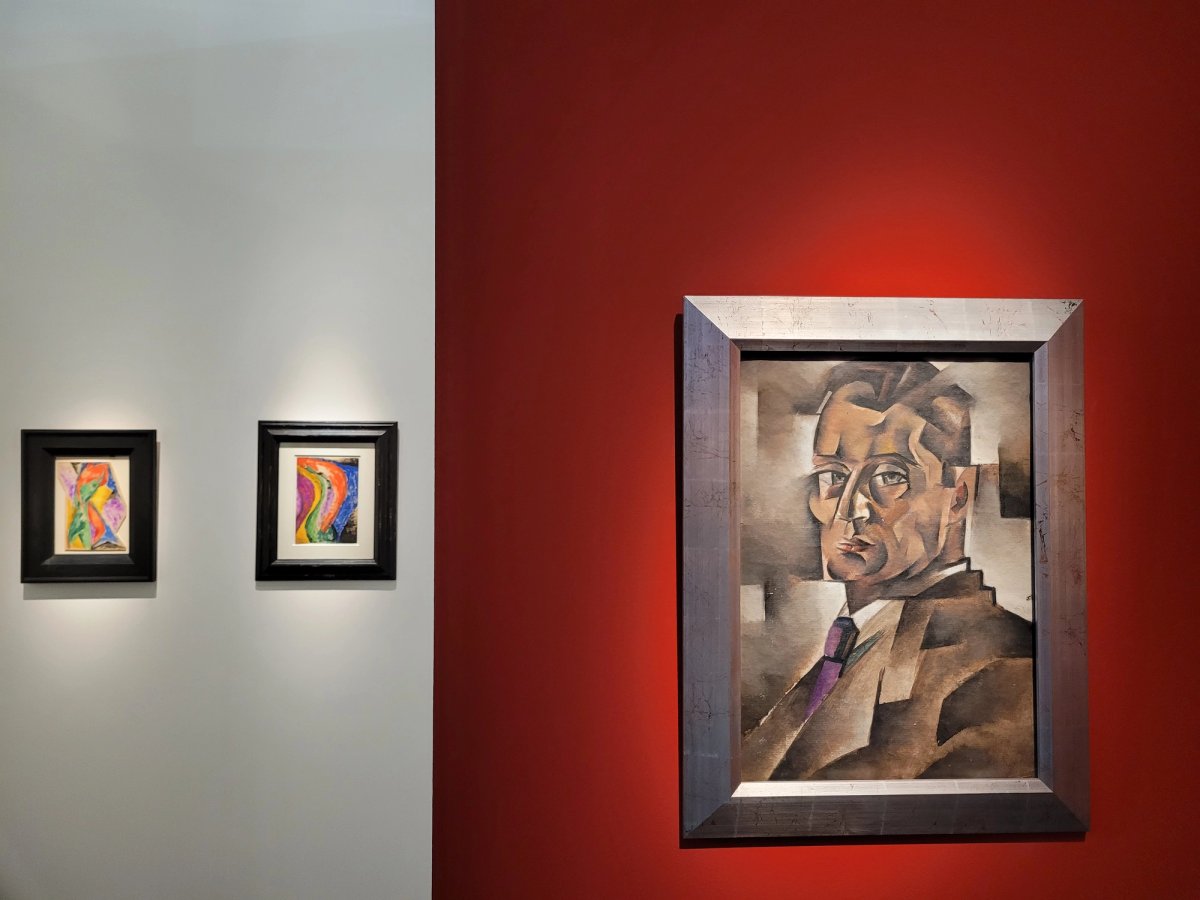 Vladimir Baranov-Rossiné, Autoportrait, 1913. Galerie Le Minotaure, Paris. Photo : A.C.