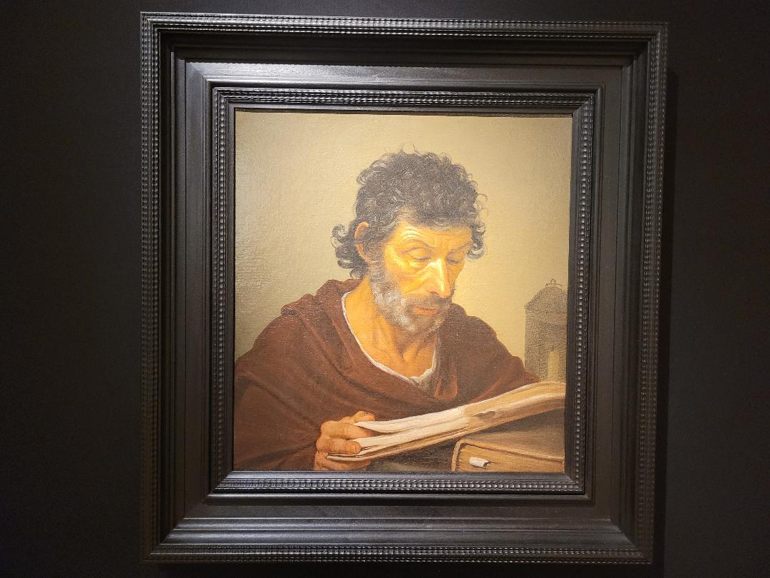 Michaelina Wautier, Diogène lisant, vers 1650. Galerie Colnaghi. Photo : A.C. 