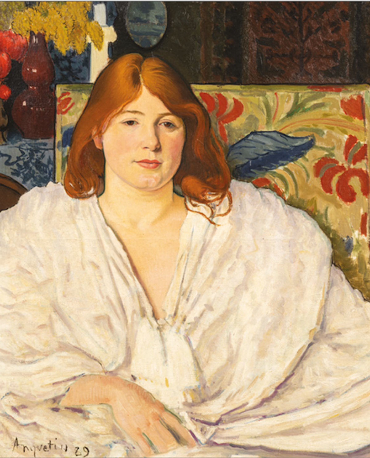 Louis Anquetin, Portrait de Lili Grenier, 1889, huile sur toile, est. 600 000 euros. © Millon