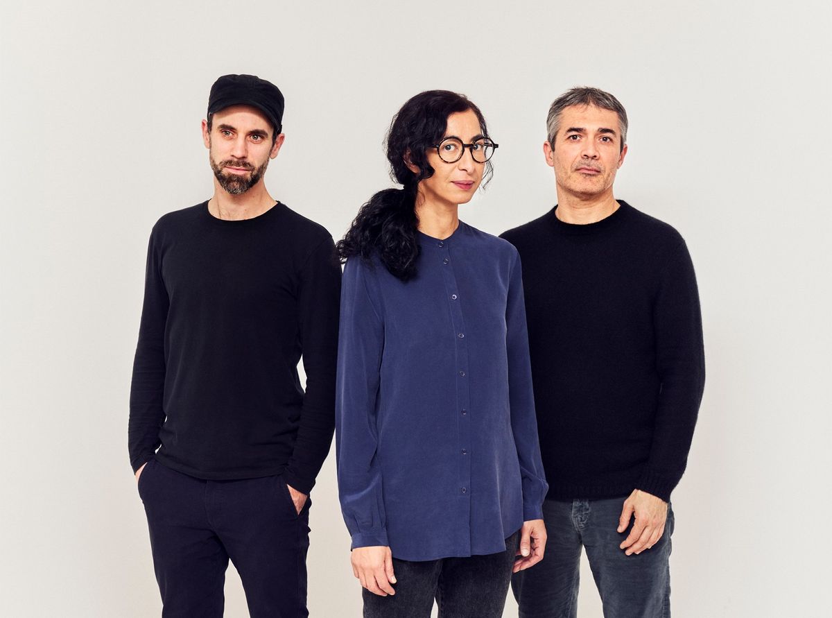 Alexandre Babel, Latifa Echakhch et Francesco Stocchi. © Sébastien Agnetti