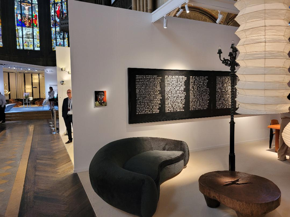 Stand de la galerie Downtown - François Laffanour, MAZE Design Basel 2026. Photo : A.C.