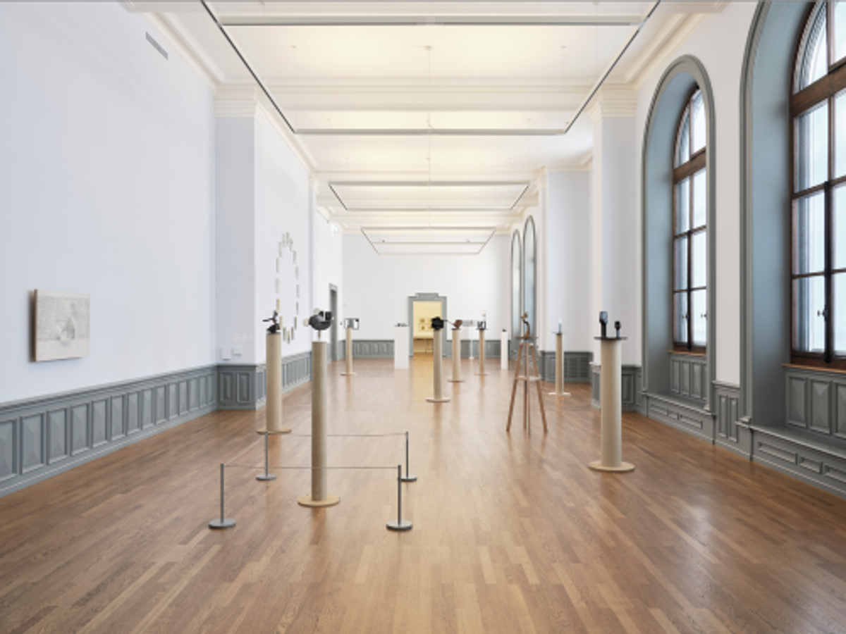 Vue de l’exposition « Markus Raetz. OUI NON SI NO YES NO », Kunstmuseum, Berne, 2023. Photo Rolf Siegenthaler/Kunstmuseum Bern