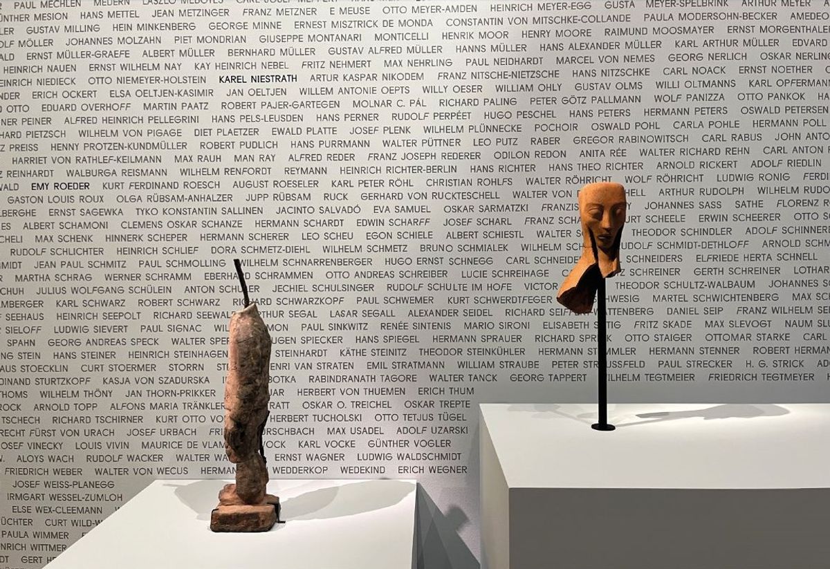 Vue de l’exposition « L’Art “dégénéré”. Le procès de l’art moderne sous le nazisme », Musée national Picasso- Paris, 2025. © Bérénice Geoffroy -Schneiter