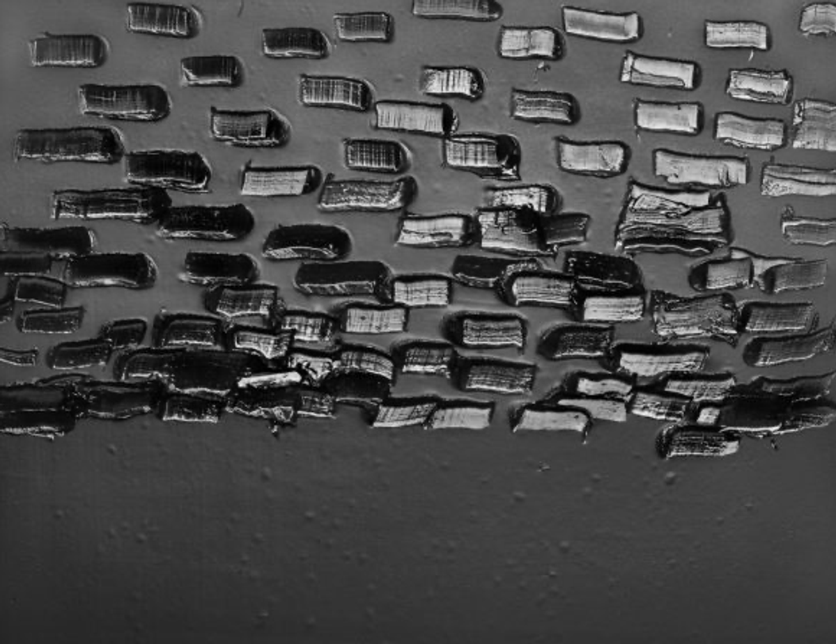 Peinture, 102 x 130 cm, 15 mai 2022, acrylique sur toile. © Archives Soulages