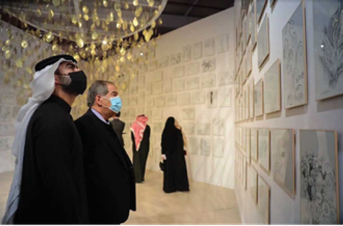 Manal Al Dowayan, Tree of Guardians, 2014, à la Biennale de Diriyah, en Arabie saoudite. Courtesy Canvas and Diriyah Biennale Foundation