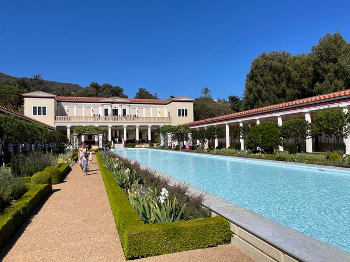 La Villa Getty, à Los Angeles. Photo : Philippe Régnier