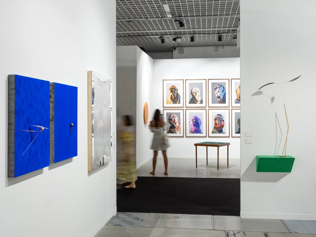 Stands de Pietro Sparta et Mennour, artmonte-carlo 2023.
Photo artmonte-carlo