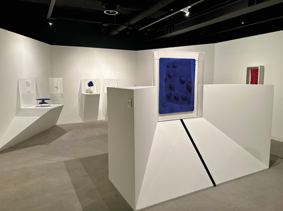 Vue de l’exposition « Yves Klein et Arman. Le Vide et Le Plein », Lugano, Collezione Giancarlo e Danna Olgiati, 2024.

Photo Philippe Régnier