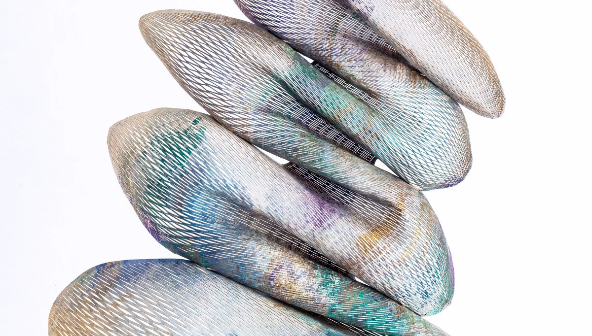 Kuniko Maeda, Columbidae, détail. Courtesy de l’artiste et de la Biennale internationale métiers d’art et création