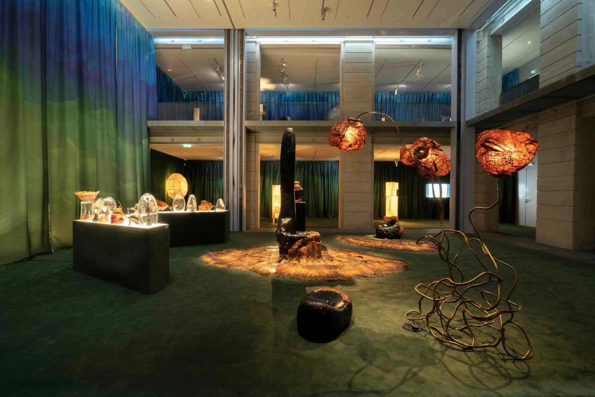 Vue de l'installation d'Ori Orisun Mehrav, « Vie des formes », exposition à Lafayette Anticipations, Paris. Paris Design Week 2026. © Lorenzo Arrigoni