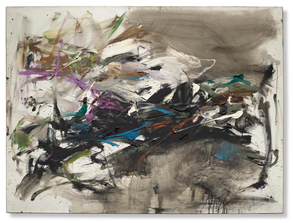 Joan Mitchell, Sans titre, vers 1956, huile sur toile, 96,9 x 129,5 cm.

Estimé 1,5-2 million(s) d'euros. © Estate of Joan Mitchell et Christie's