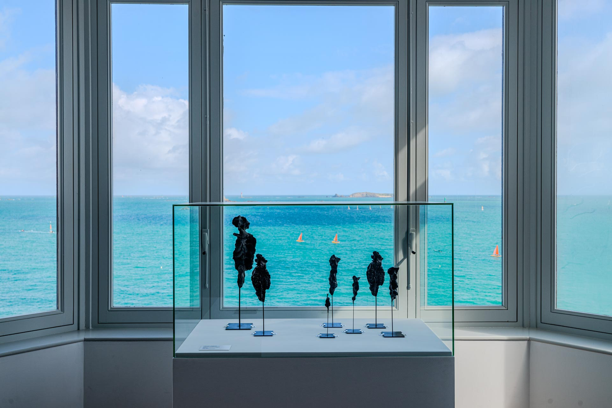 Vue de l'exposition Olivier Debré, « Voyages en abstraction ». © Candide Caméra