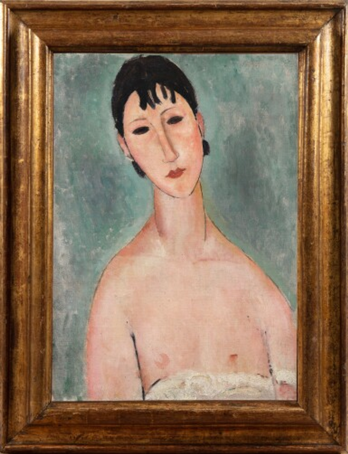 Amedeo Modigliani, Elvire en buste, vers 1918-1919. Courtesy Sotheby's