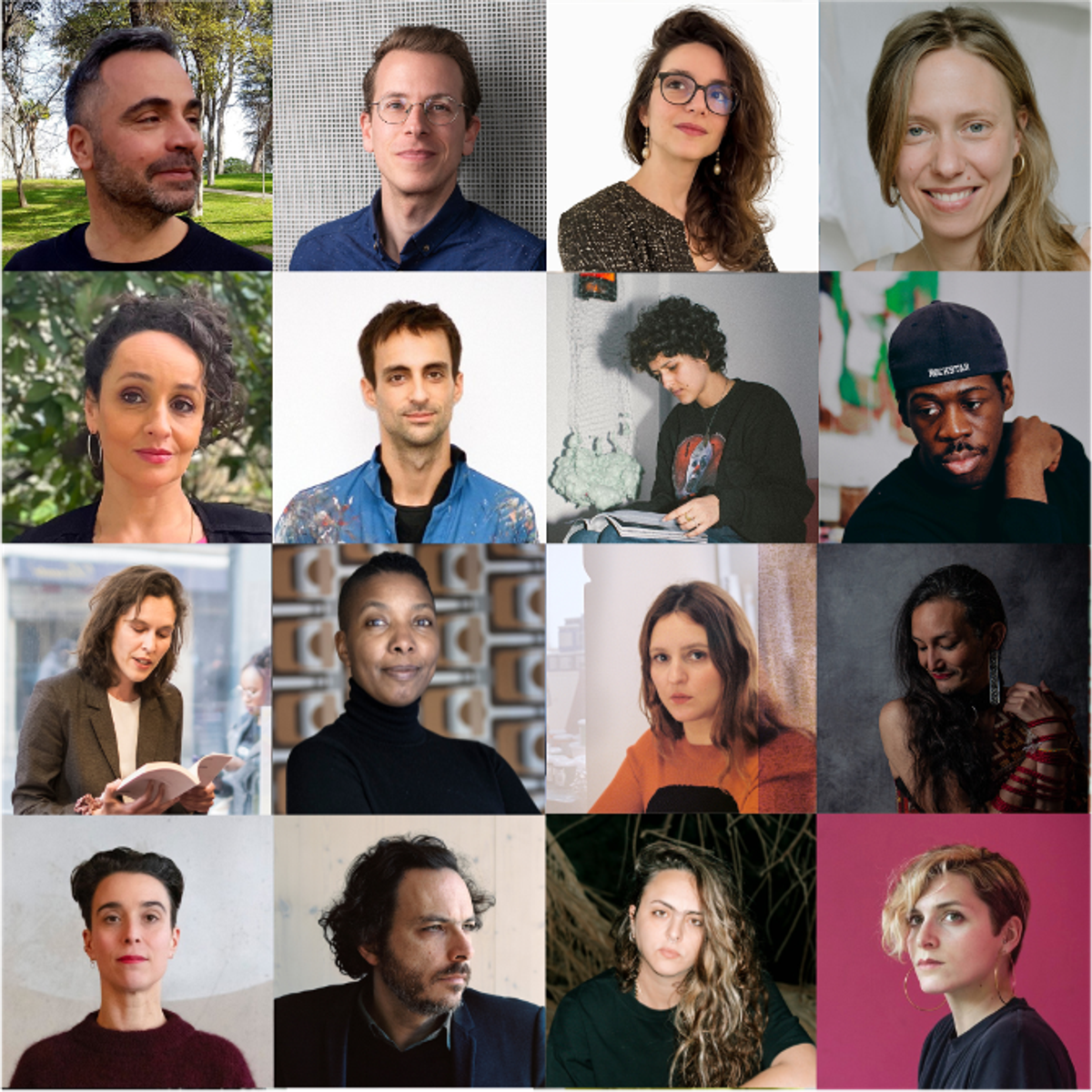 Portraits des 16 pensionnaires sélectionnés pour l'année 2026-2027. © Tous droits réservés