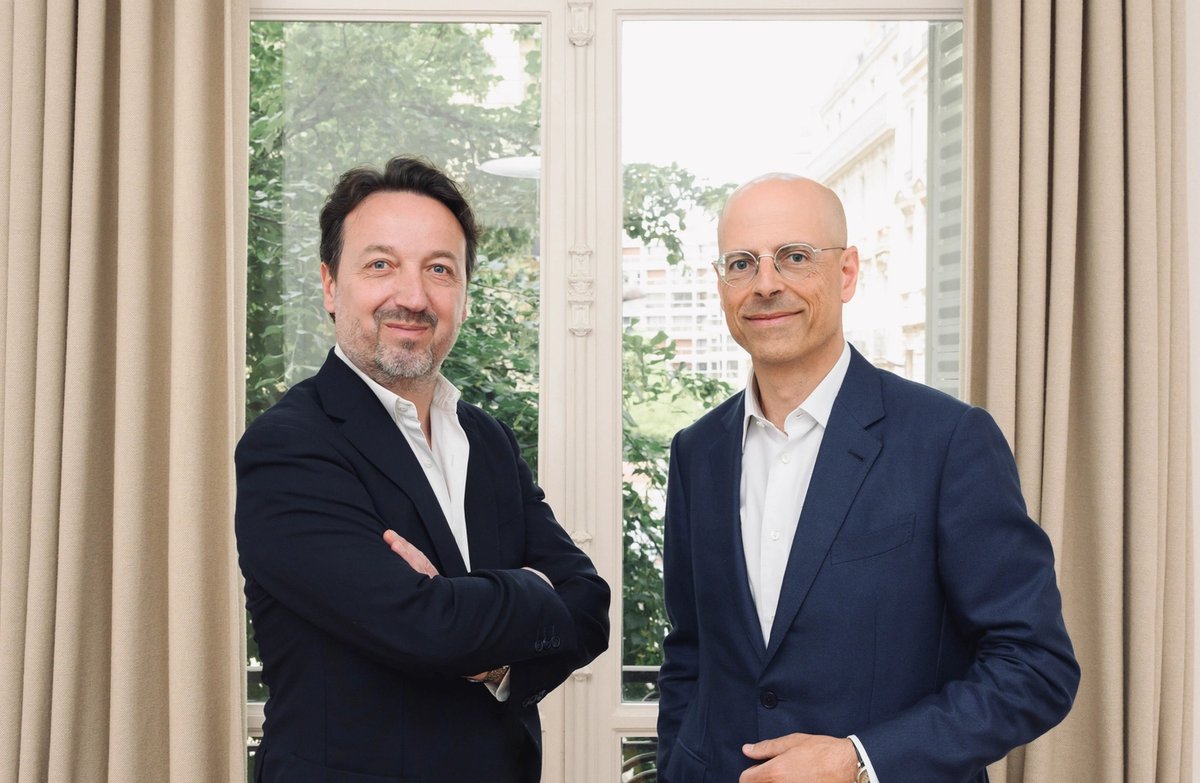 Emmanuel Perrotin et Nadra Moussalem. Photo : Jean Picon