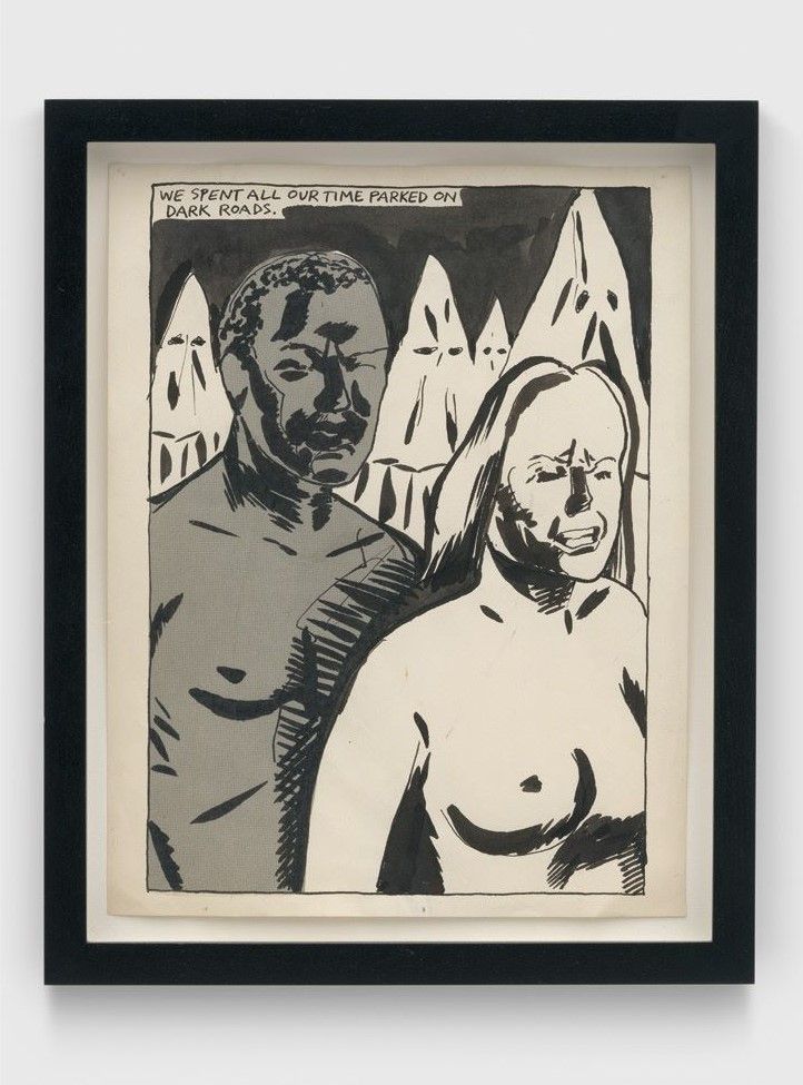 Raymond Pettibon, No Title (We Spent All...), 1985, encre sur papier. © Raymond Pettibon. Courtesy de David Zwirner. Photo Kerry McFate