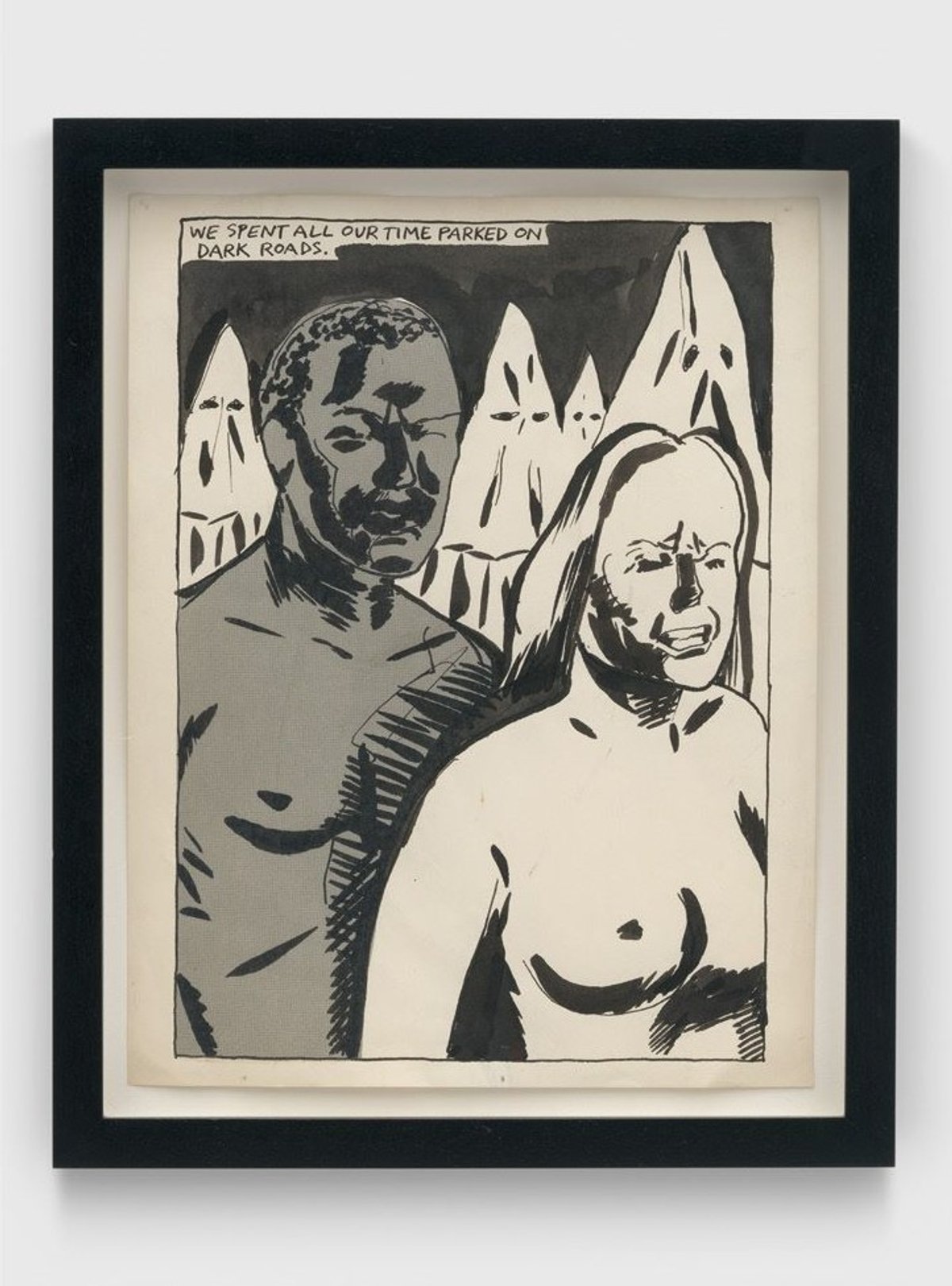 Raymond Pettibon, No Title (We Spent All...), 1985, encre sur papier. © Raymond Pettibon. Courtesy de David Zwirner. Photo Kerry McFate