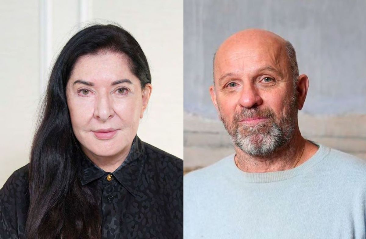Marina Abramović et Peter Doig. © The Japan Art Association / The Sankei Shimbun