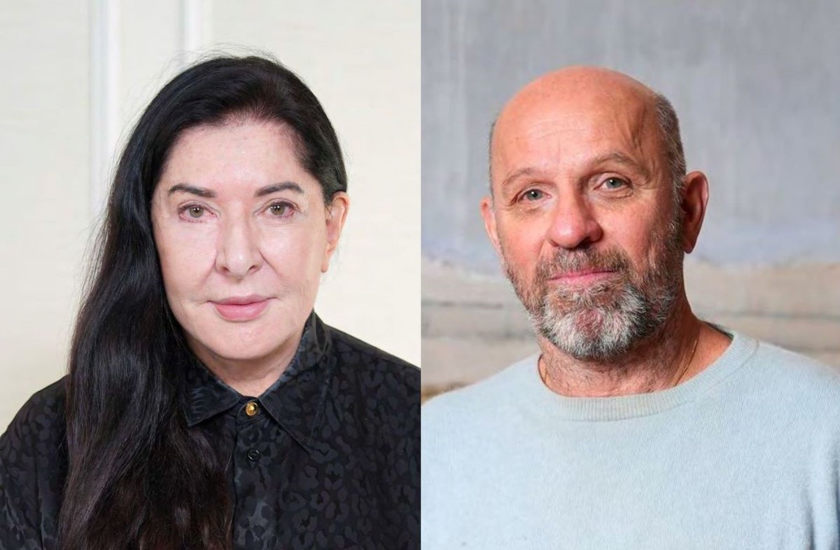 Marina Abramović et Peter Doig. © The Japan Art Association / The Sankei Shimbun