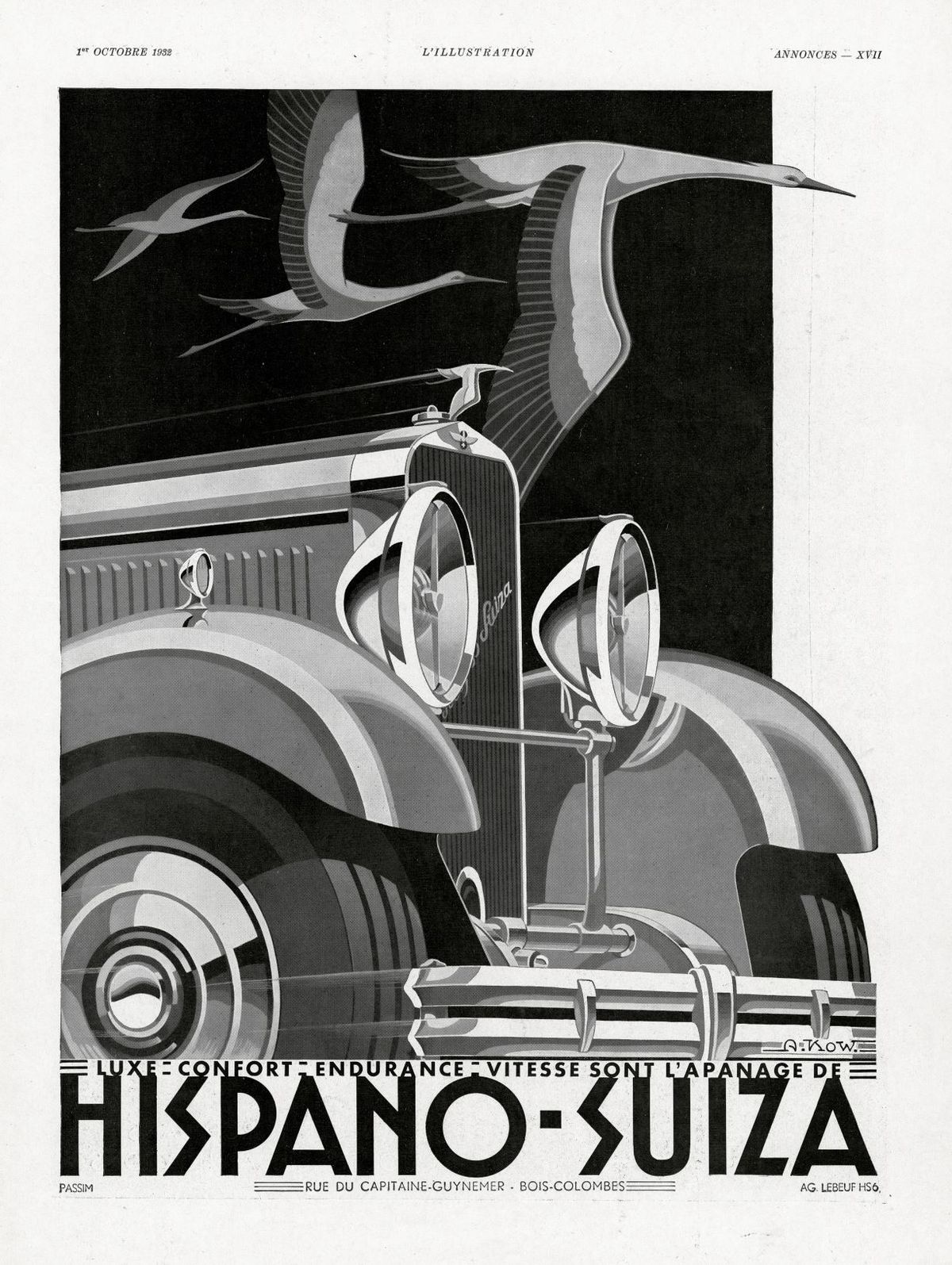 Hispano-Suiza H6B 209, carrosserie Kellner no 16841, Espagne, 1925, acier chromé, cuir, Saint-Paul, collection Adrien Maeght. © Adrien Maeght/Pixplanète